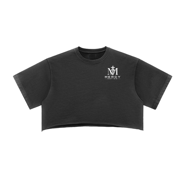 Mercy Motion Snow Washed Crop Top