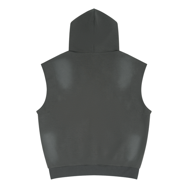 Mens Mercy Motion Vintage Wash Sleeveless Hoodie