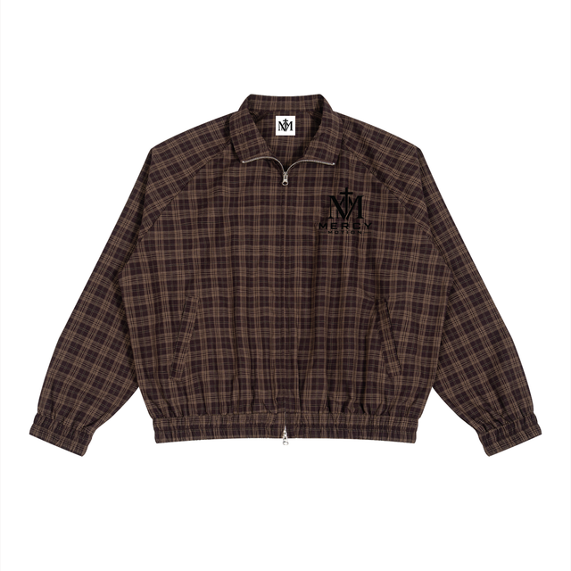 Mercy Motion Plaid Full-Zip Jacket