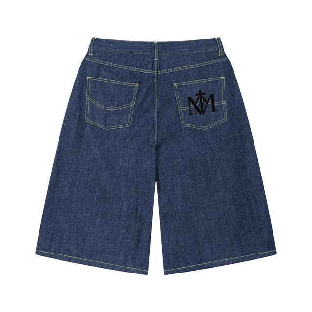 Men's Vintage Wash Denim Shorts