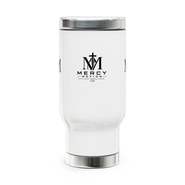 Mercy Motion Stainless Steel Travel Mug | 14oz Handle Tumbler