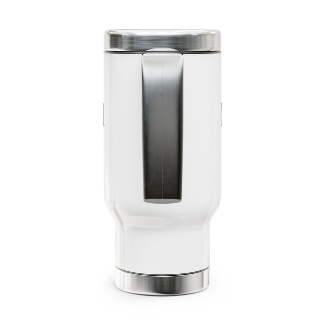 Mercy Motion Stainless Steel Travel Mug | 14oz Handle Tumbler