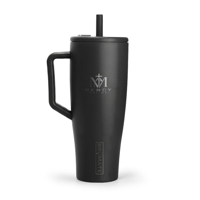 Minimal Compass Logo 40oz Tumbler | Insulated Travel Mug with Handle