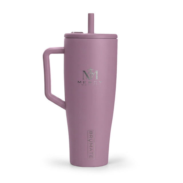 Minimal Compass Logo 40oz Tumbler | Insulated Travel Mug with Handle