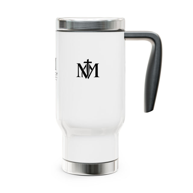 Mercy Motion Stainless Steel Travel Mug | 14oz Handle Tumbler