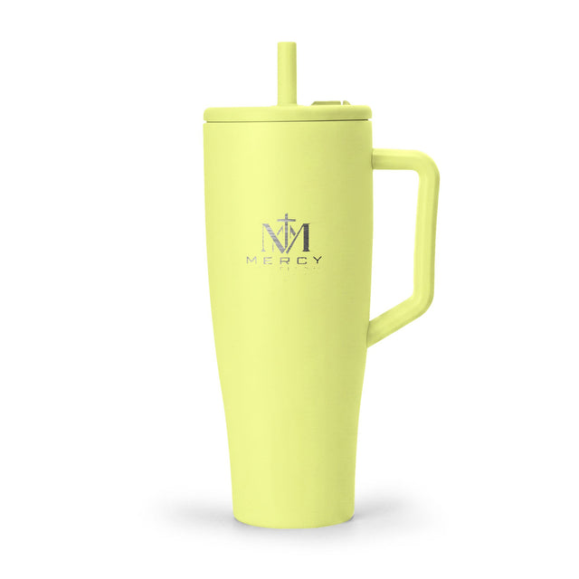 Minimal Compass Logo 40oz Tumbler | Insulated Travel Mug with Handle