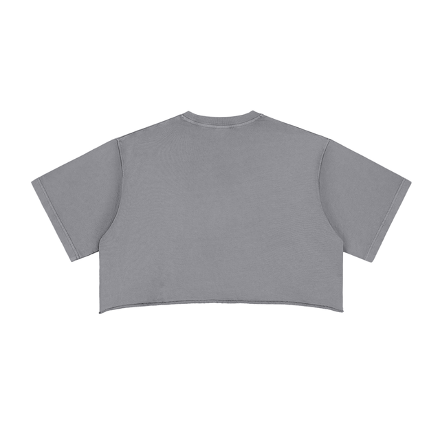 Mercy Motion Snow Washed  Crop Top