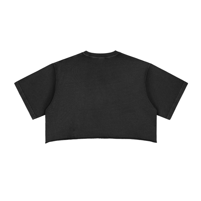 Mercy Motion Snow Washed  Crop Top