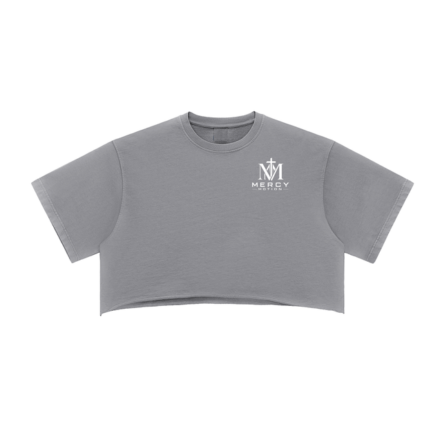 Mercy Motion Snow Washed  Crop Top